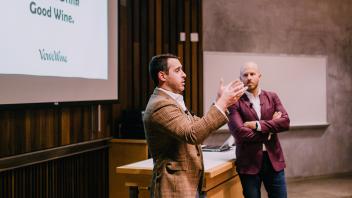 Matt Sabato and Dustin Wilson speaking