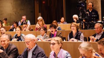 Audience in sensory theater