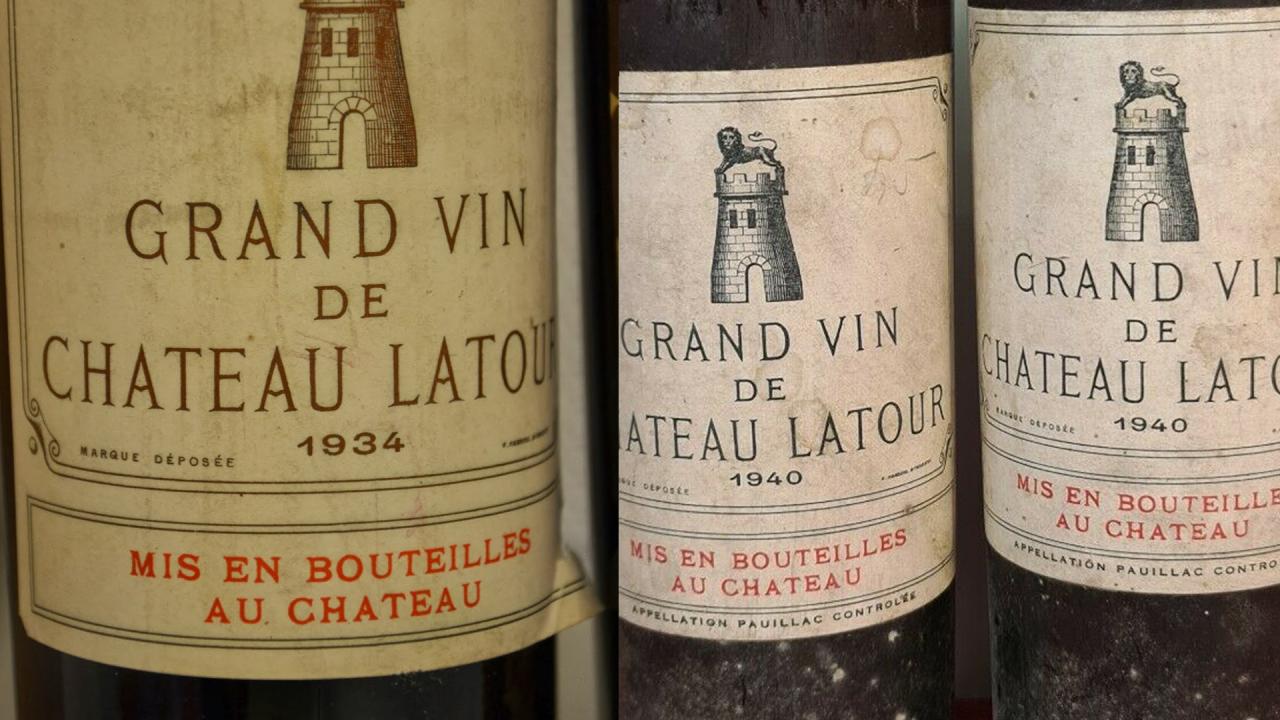 Latour labels, photo credit Pierre Mérel