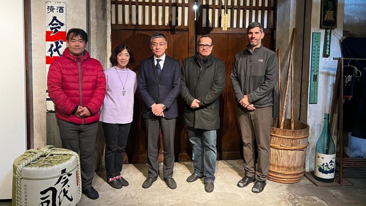 Ned Spang, Glen Fox and other in Japan