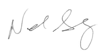 Ned Spang signature