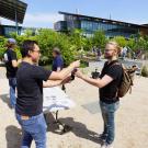 Grape vine giveaway at Picnic Day