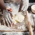 hands baking