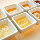 dishes of honey